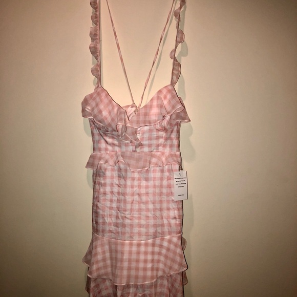 for love and lemons dixie ruffled mini dress